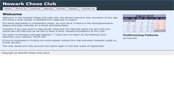 Desktop Screenshot of newarkchessclub.org.uk